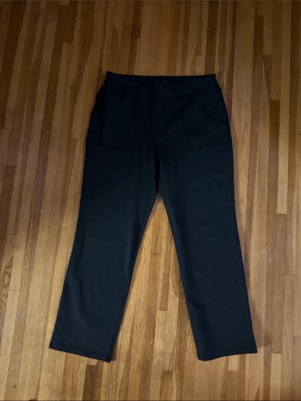 Lands' End Black Straight-Leg Women's Pants
